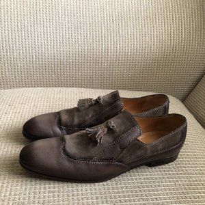 Gucci Men's Brown Tassel Loafers .